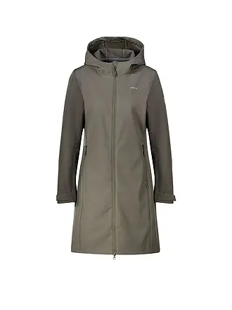 MERU | Cappotto softshell invernale da donna Touloluse con cappuccio | grau